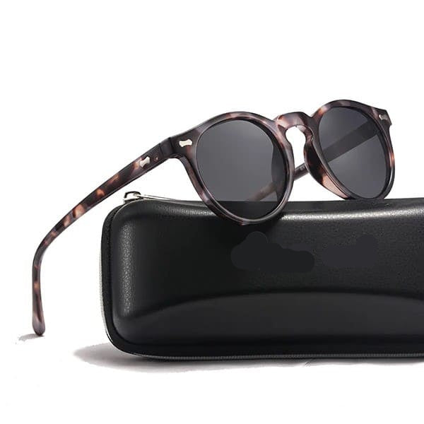 Vintage Style Polarized Round Sunglasses for Women