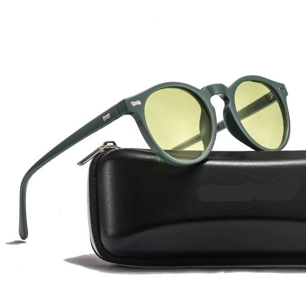 Vintage Style Polarized Round Sunglasses for Women