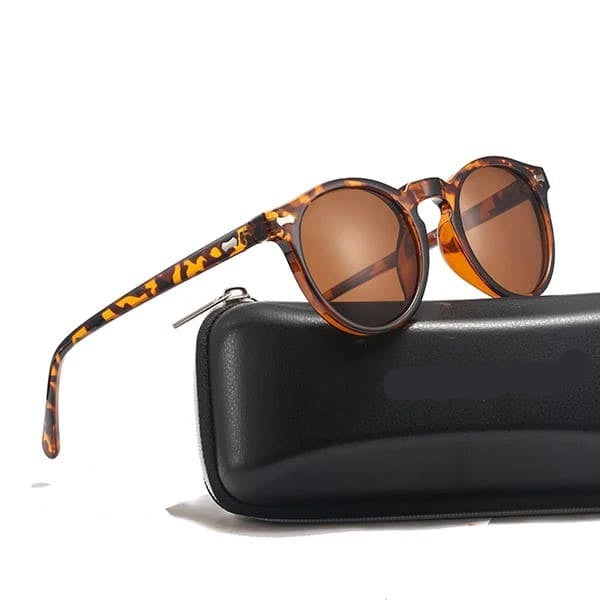 Vintage Style Polarized Round Sunglasses for Women