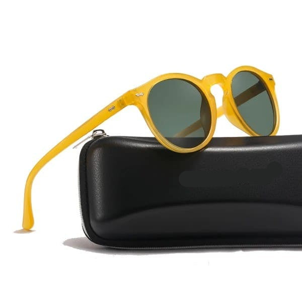 Vintage Style Polarized Round Sunglasses for Women